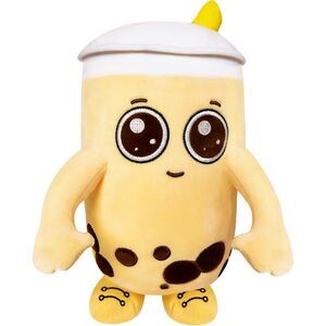 WIGGLE Boba Plush Toy – 11" Standing Bubble Tea Plush with Stickable Hands